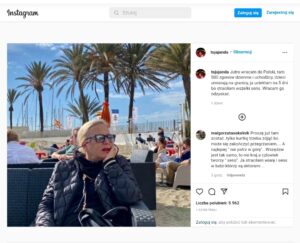 Krystyna Janda za pośrednictwem swojego konta na portalu społecznościowym Instagram poinformowała o swoim wyjeździe z kraju, który miał trwać pięć dni.